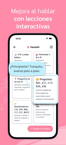 Hanashi - Aprende hablando iPhone screenshot 5