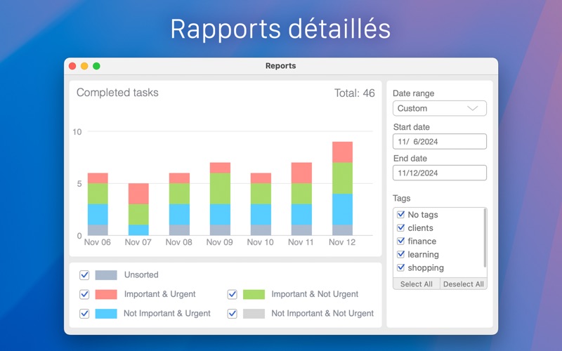 Screenshot #3 pour Focus Matrix – Task Manager