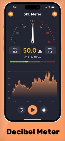 Sound meter : SPL & dB meter screenshot