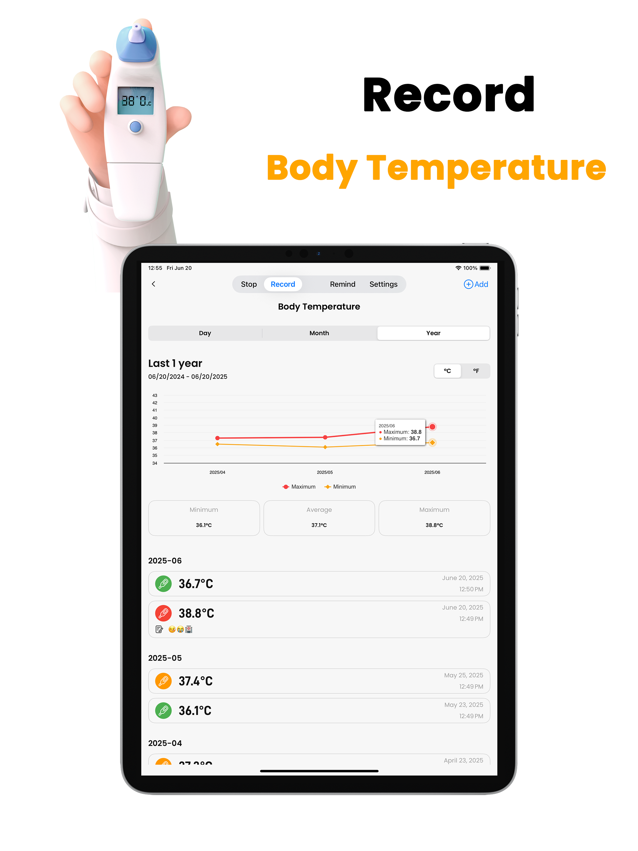 Heart Rate Pro:HR SpO2 BP Temp