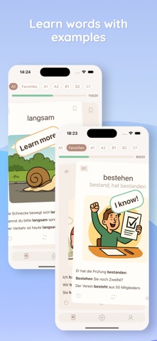 German words - Wortkarten Screenshot 1 of 6