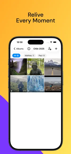 Memoriia: Shared Media Albums screenshot 4