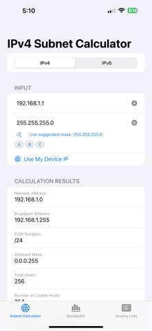 IP Workbench screenshot