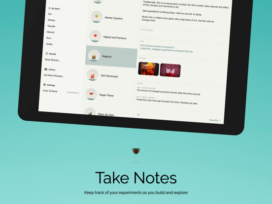 Mixology: The Last Word iPad screenshot 4 - Food & Drink app