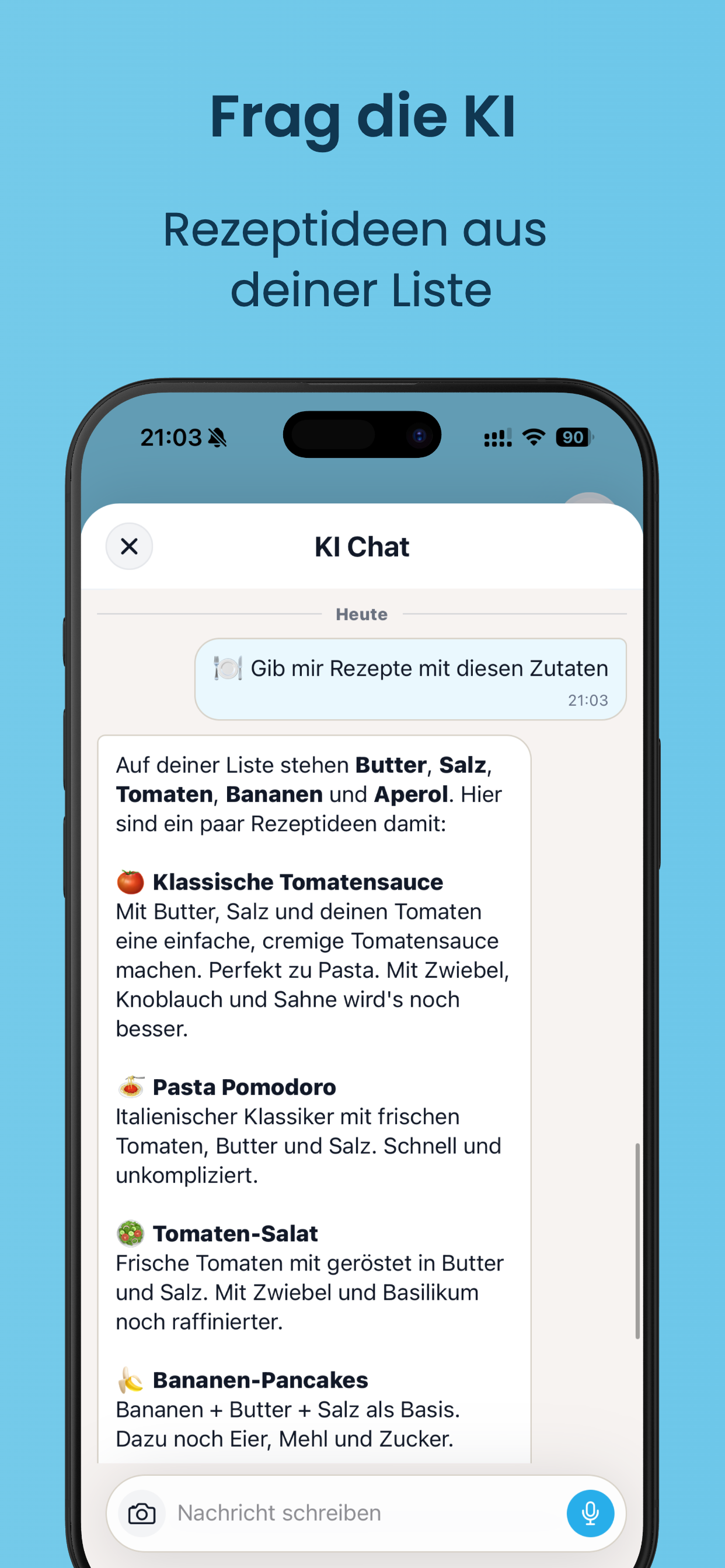 cocoduro KI Einkaufsliste screenshot 3