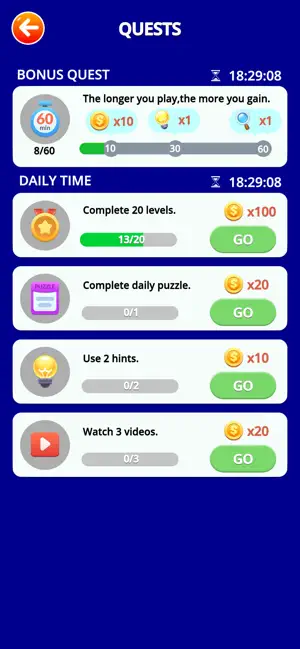 Word Search:Collect Jigsaw screenshot 4