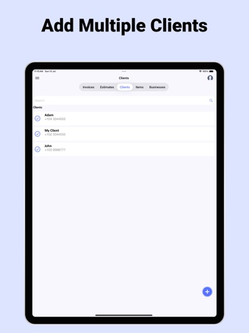 Invoice Maker & Estimate Easy iPad screenshot