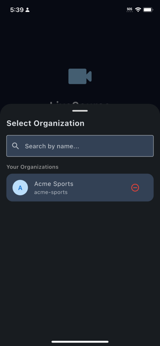 LiveSource Broadcast Screenshot 3 of 5