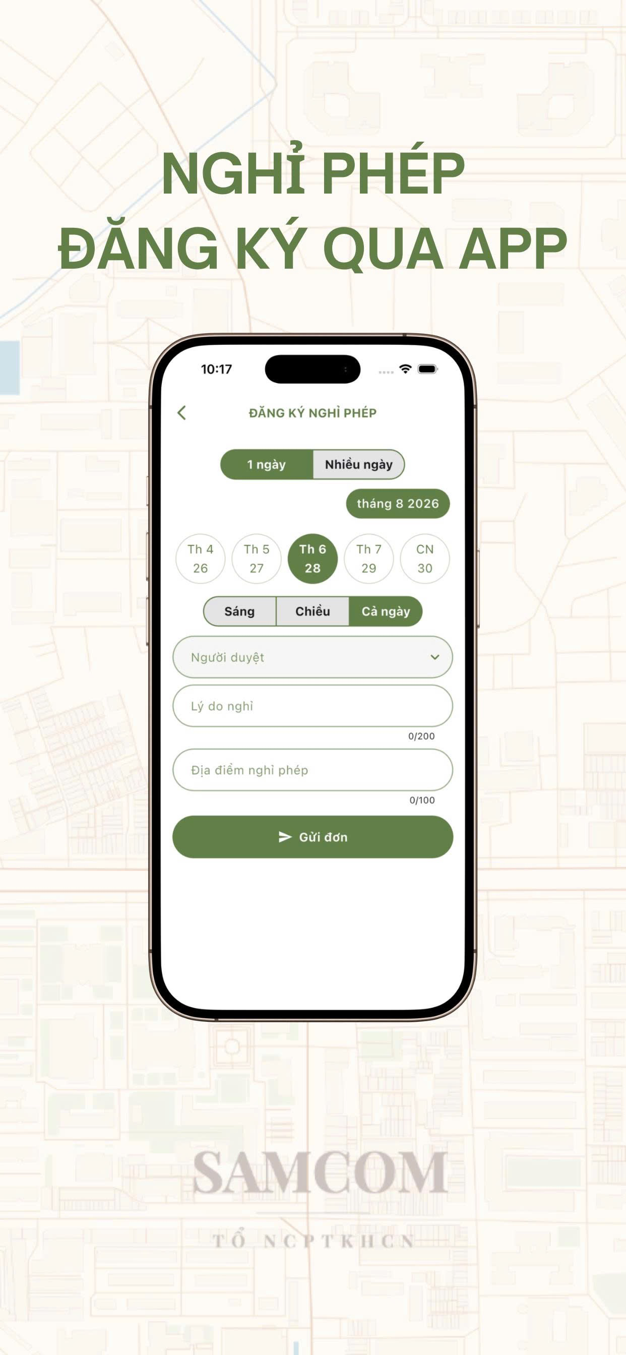 Chấm công - Face & GPS screenshot 8