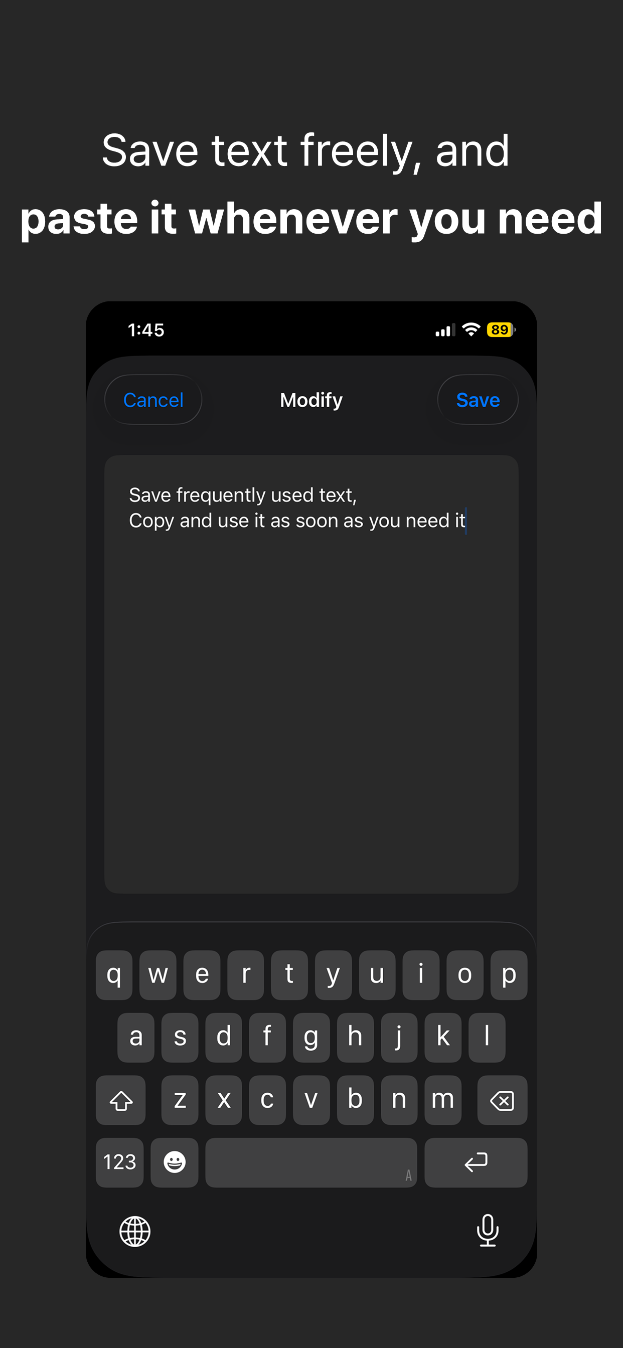 TapPaste | Memo Copy App