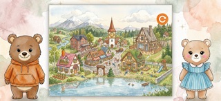 Bunny's Town: Doll House Game iPhone screenshot