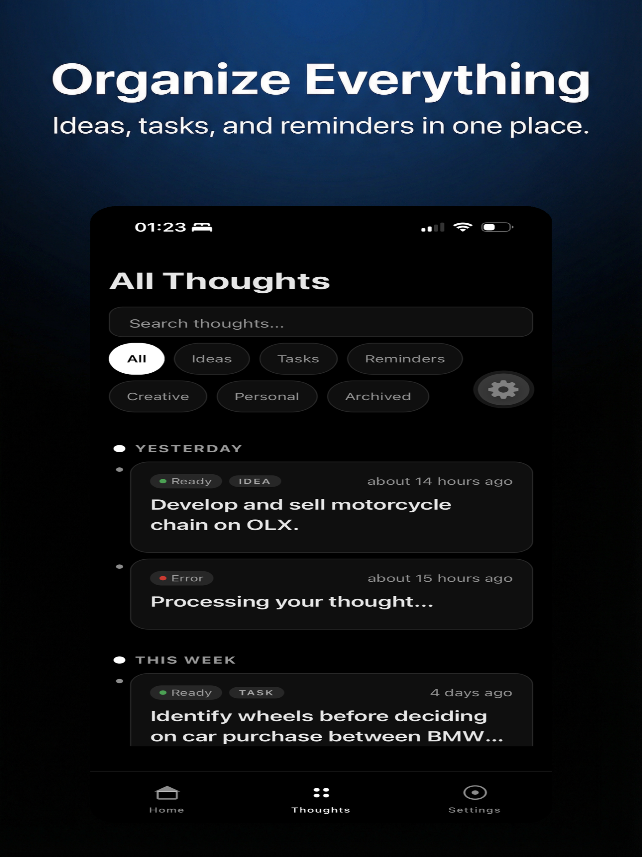 Sotto: Never Lose a Thought