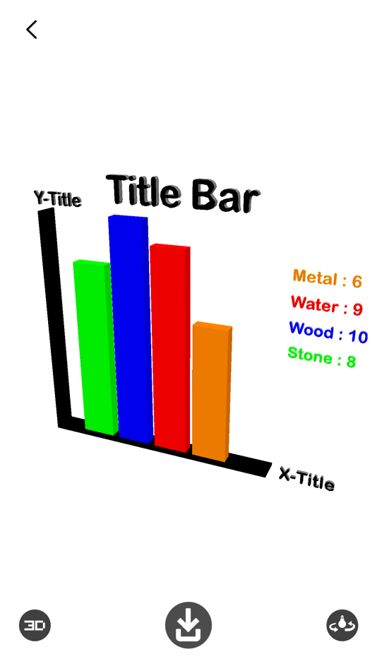 #1. 3D Chart Maker (iOS) 由: Nitrio