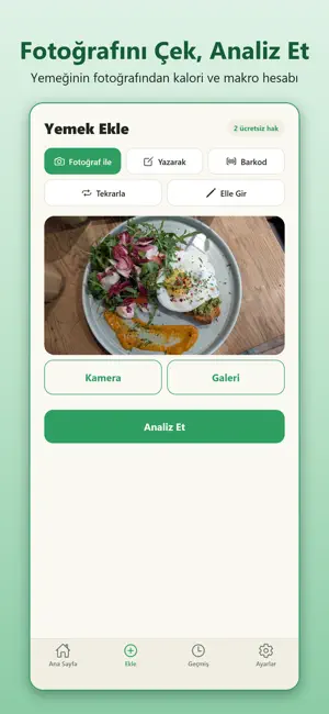 KaloriM: Kalori Sayacı, Diyet screenshot 2