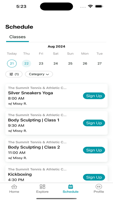 The Summit Athletic Club New Screenshot
