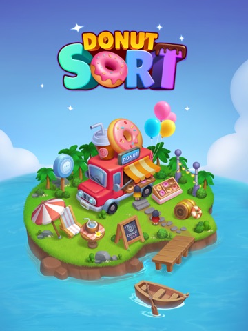 Donut Sort - Puzzle Game iPad screenshot