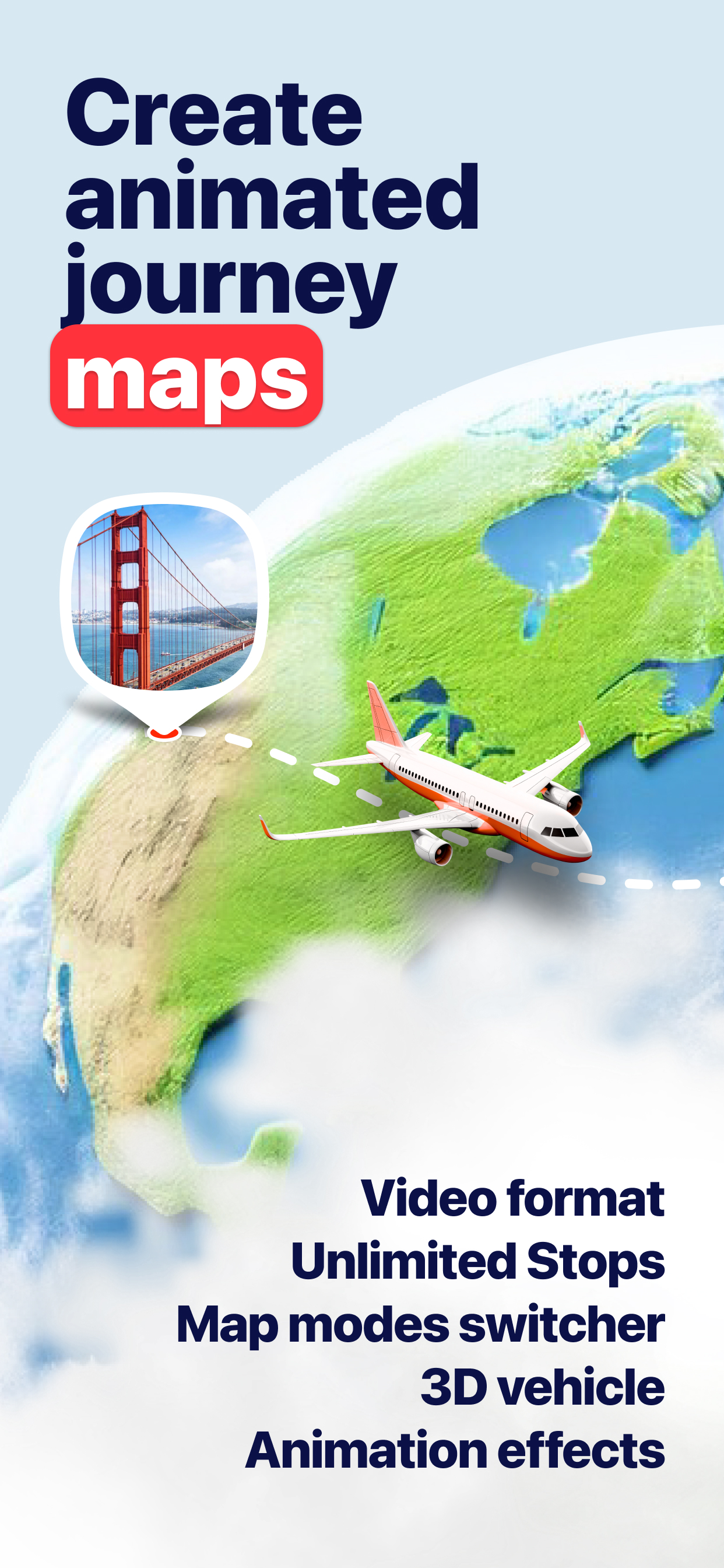 Travel Route, Journey Boast