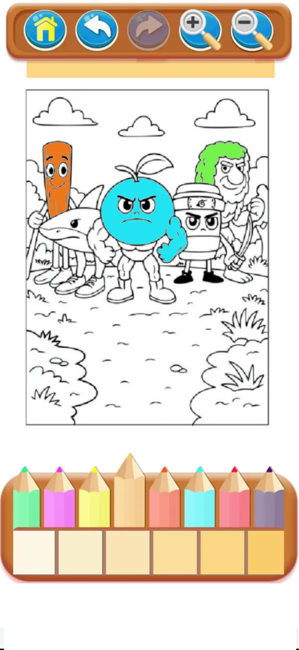 Screenshot #3 pour Brainrot Coloring Page Italian