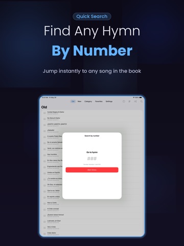 Adventist Hymns, eHimnario iPad screenshot