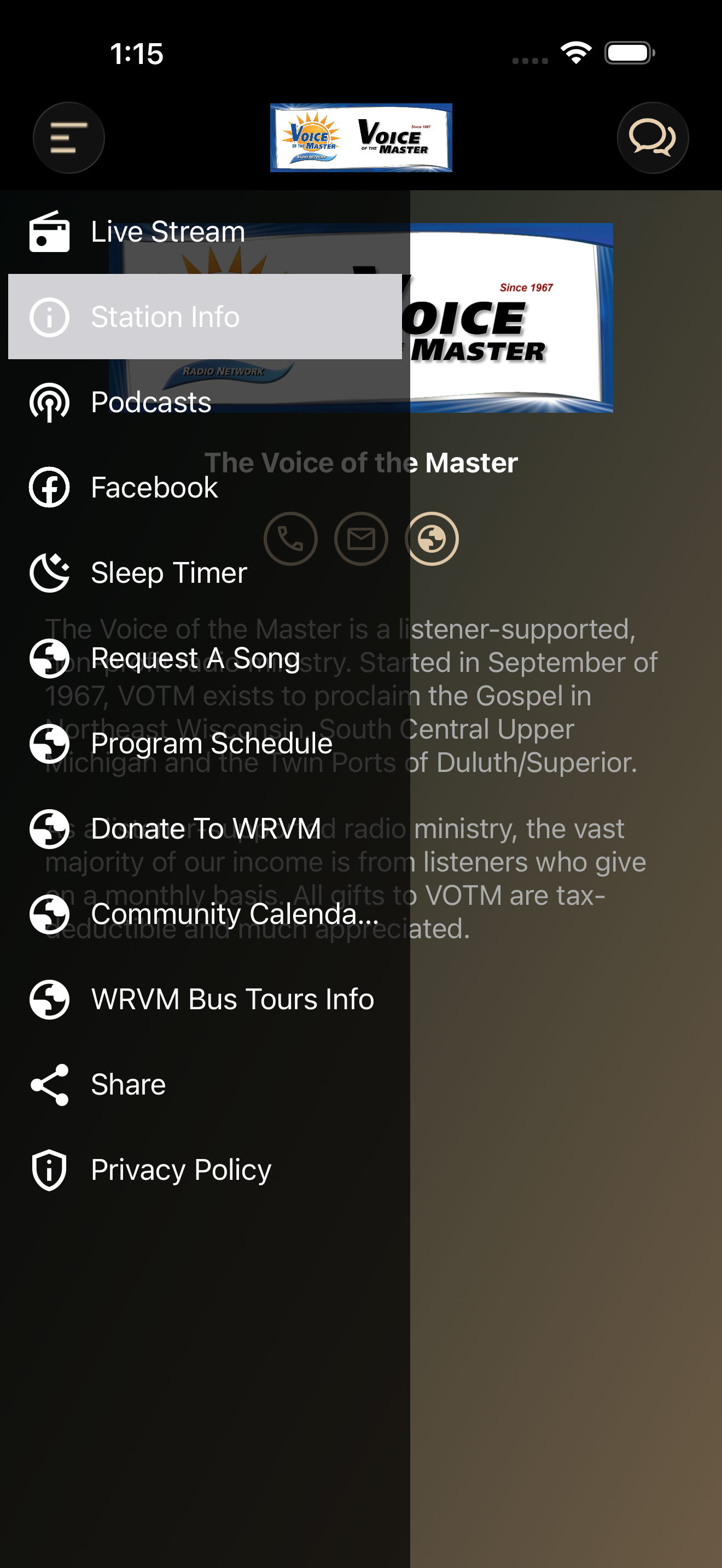 WRVM Radio App screenshot 9