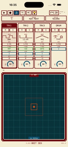 M_SEQ - 8bit Sequencer Screenshot 3 of 3