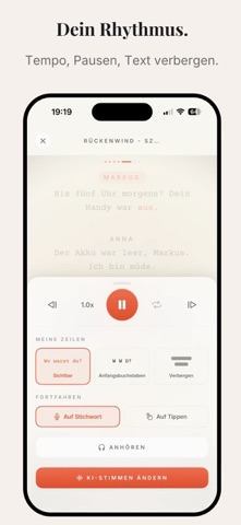 Spielpartner:in – Textprobe iPhone screenshot
