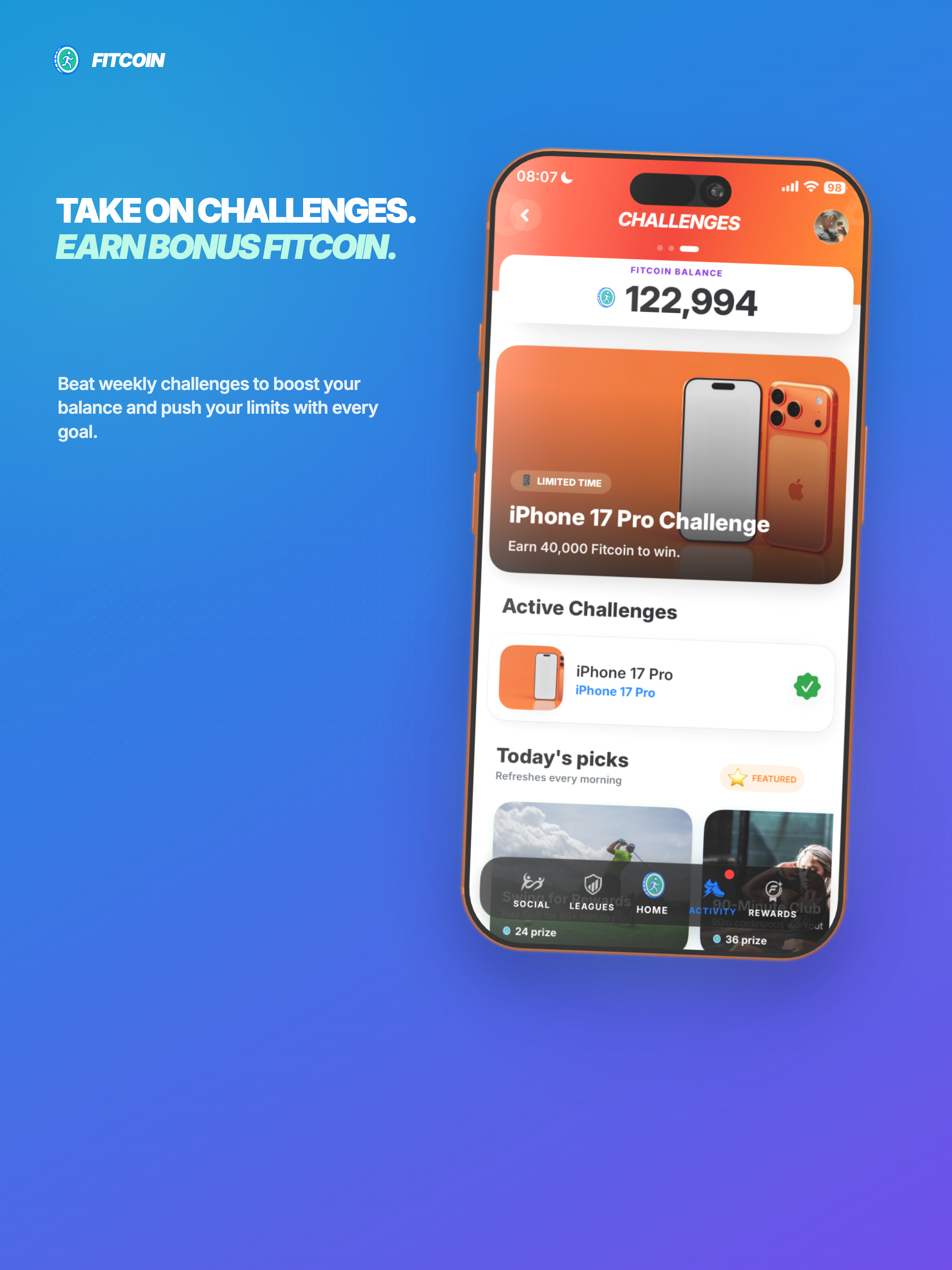 FitCoin: Fitness & Gym Rewards screenshot 15