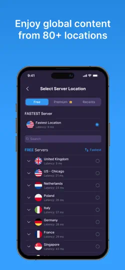VPN - Super Unlimited Proxy ™ iPhone Ekran Görüntüsü 2