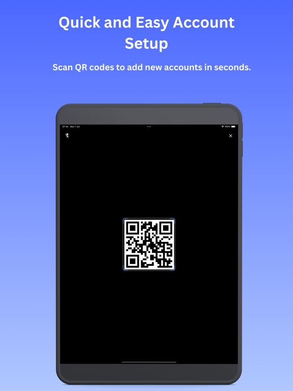 Authenticator Pro: Secure 2FA iPad screenshot 3 - Utilities app
