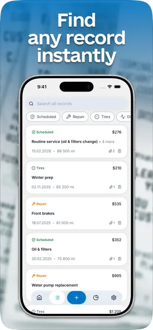 MiyMotor - Maintenance logbook screenshot 4