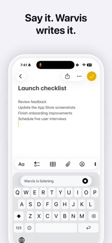 Warvis: AI Agent Keyboard Screenshot 3 of 4