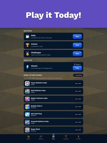 Backgammon Blitz iPad screenshot