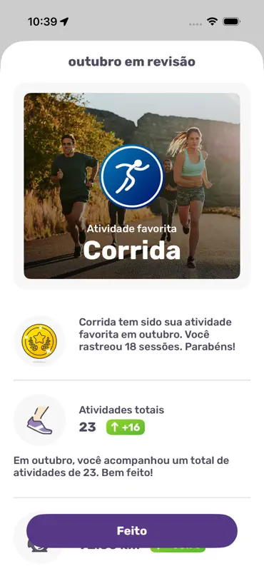 Corrida e Caminhada App FITAPP screenshot 4 of 10