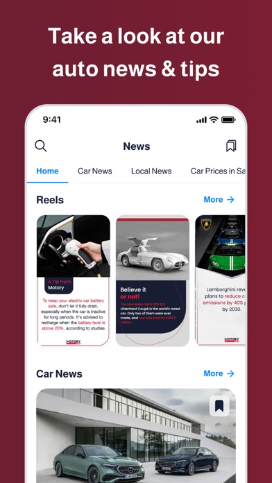 Motory - Cars For Sale Online Screenshot