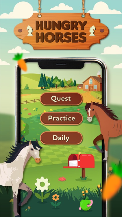 Hungry Horses - Chess Puzzles screenshot-5