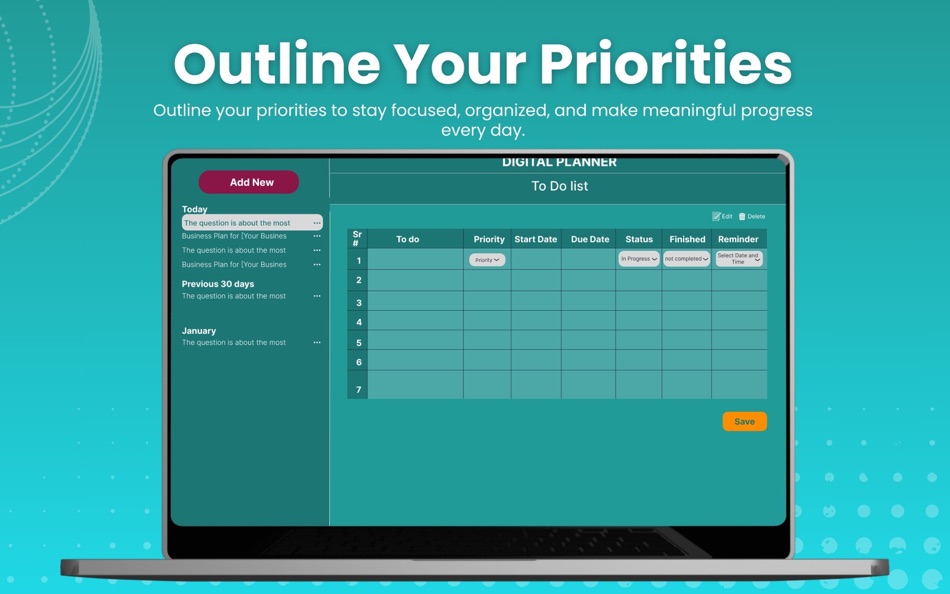 #5. Digital Planner - Task Manager (macOS) 由: TS Technology