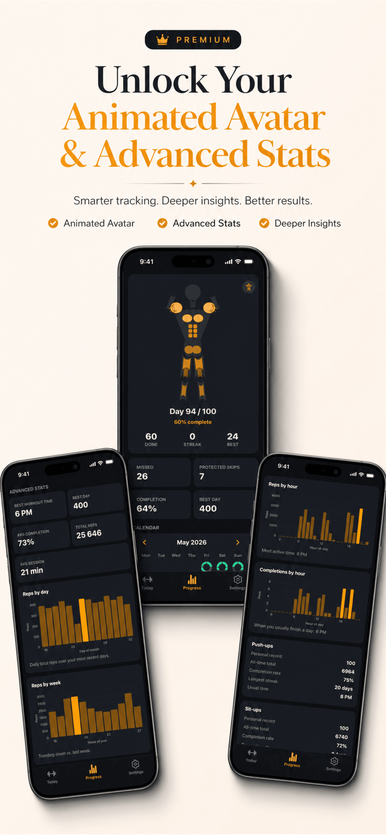 100 Reps: Workout Tracker screenshot 4