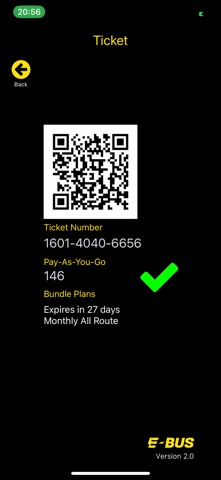 E-Bus App screenshot
