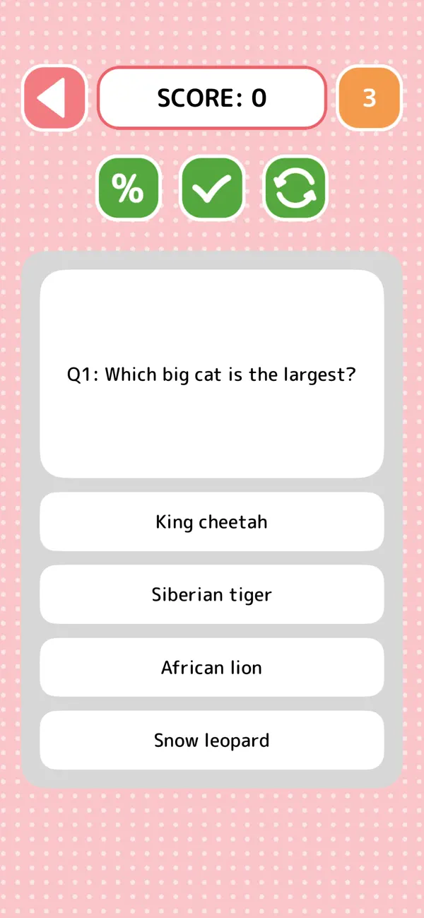 Screenshot #3 pour Animals Quiz - Game