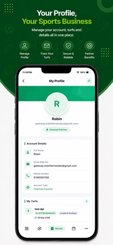 BookYourTurf Partner screenshot
