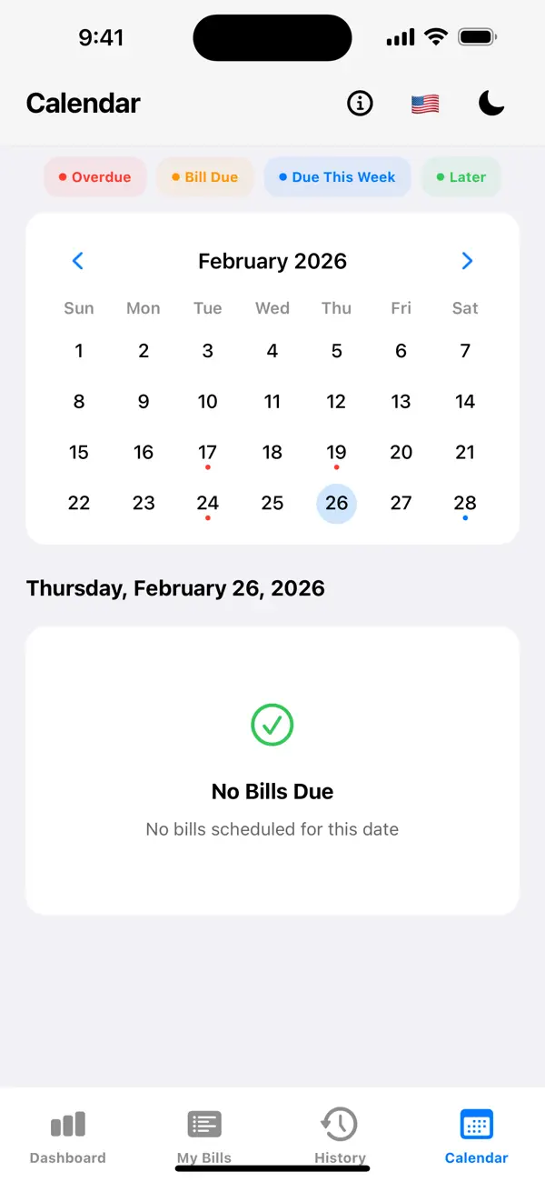 #4. Bills & Subscriptions Tracker (iOS) Podle: Felipe Vieira