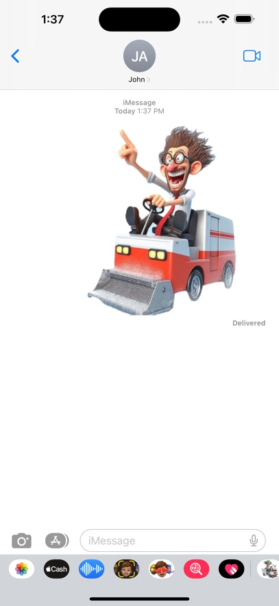 Zany Zamboni Stickers