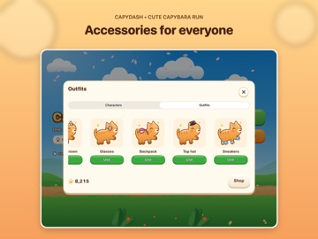 CapyDash: Cute Capybara Run iPad screenshot
