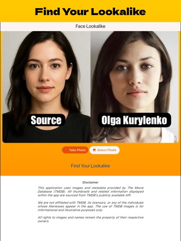 Celebrity Look Alike Twin iPad screenshot