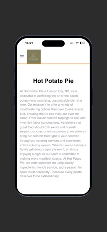 Hot Potato Pie screenshot