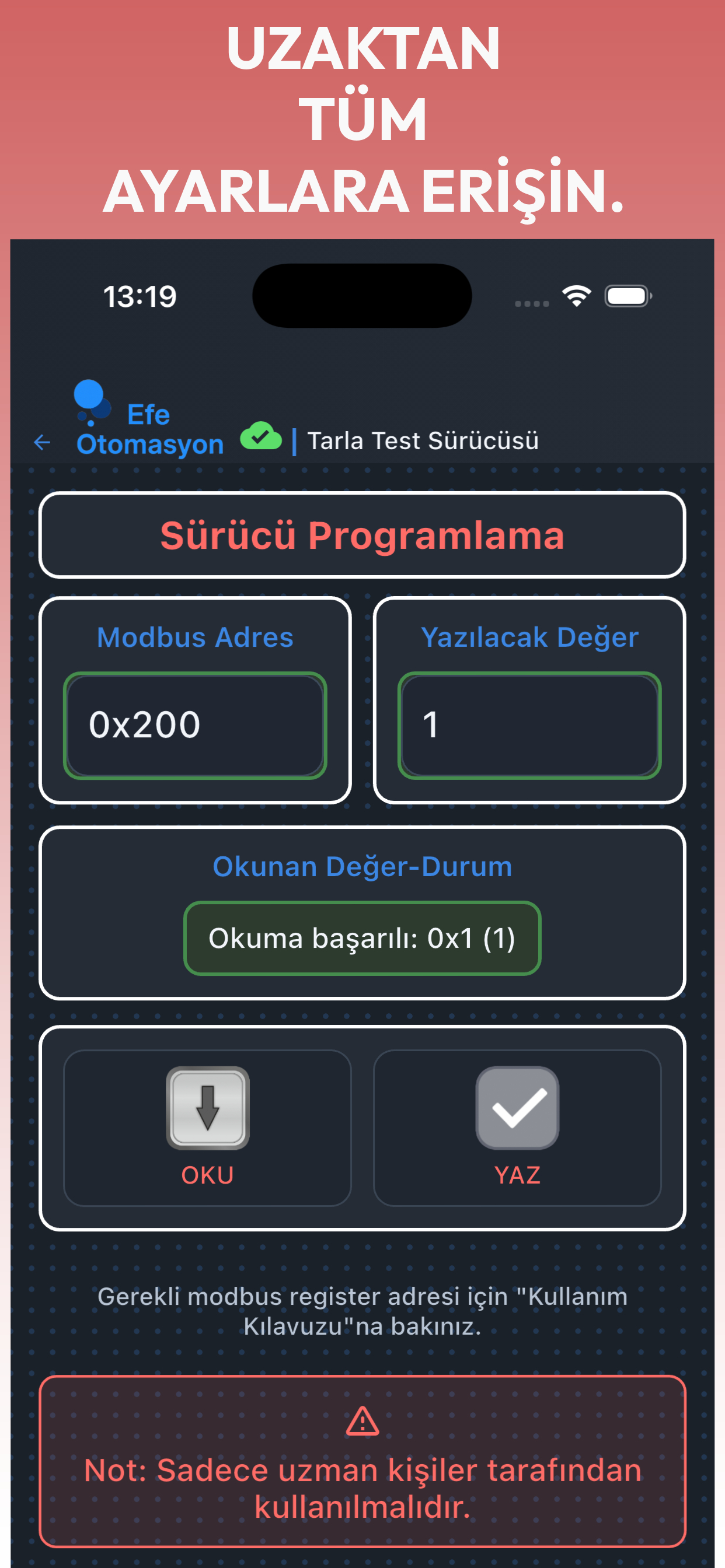 Sürücü Kontrol
