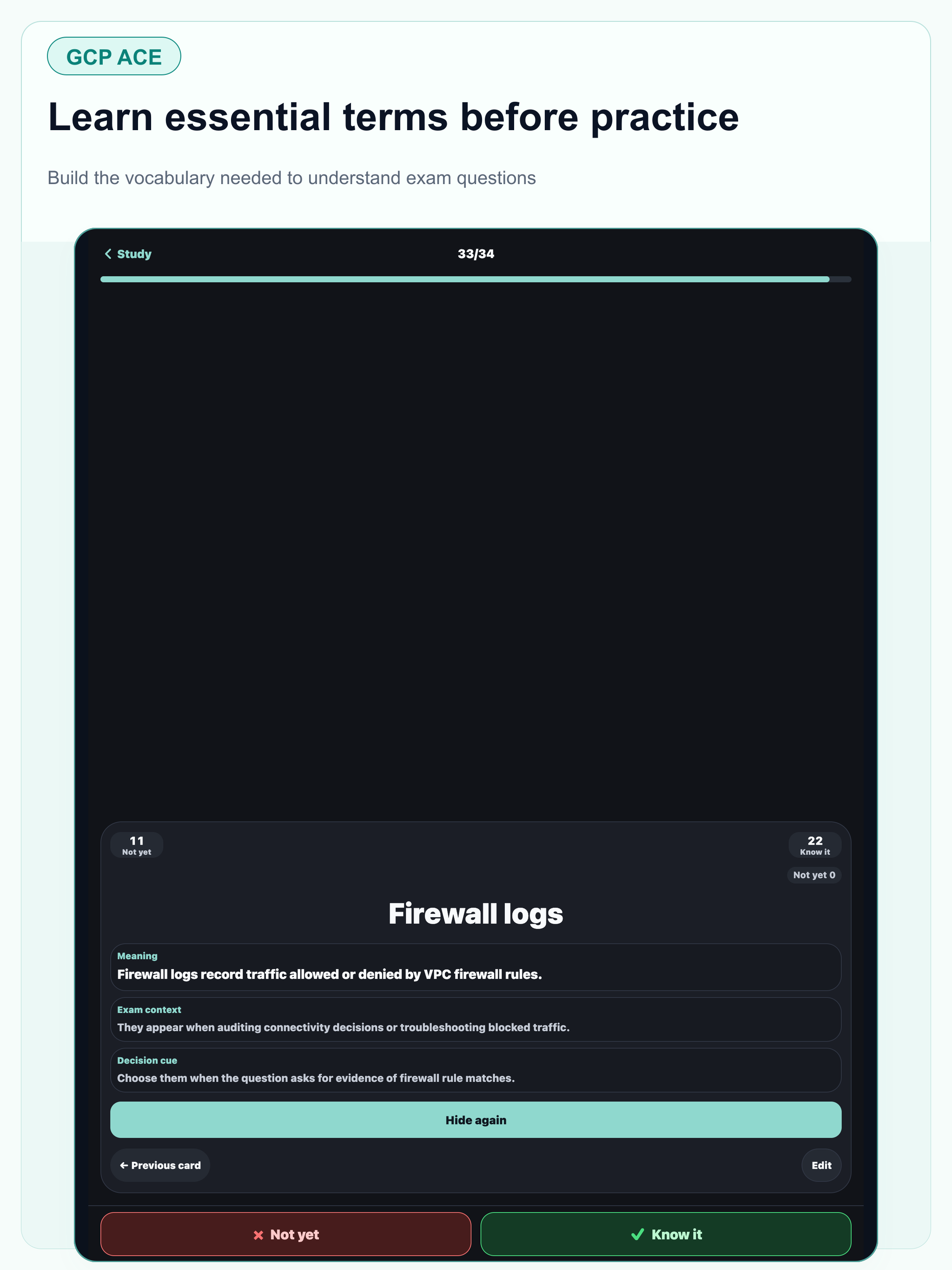 GCP ACE Cloud Engineer Prep screenshot 12
