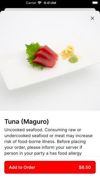 Jade Lowell Restaurant iPhone screenshot 3 - Food & Drink app