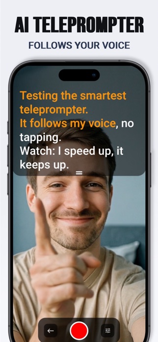 Teleprompter: Video & Captions Screenshot 1 of 4
