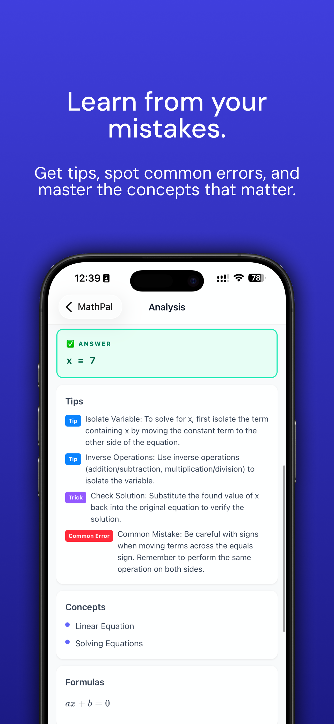 MathPal - AI Math Tutor screenshot 3